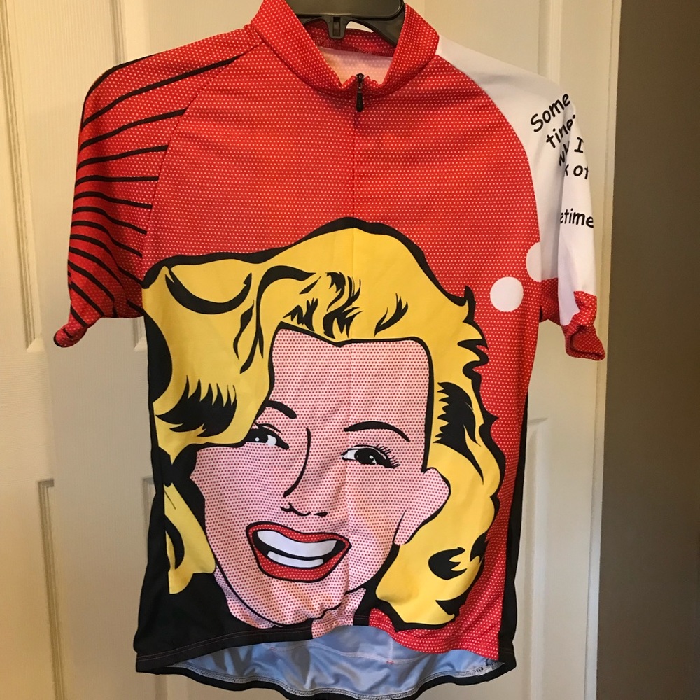 Biking shirt for women. Used once.